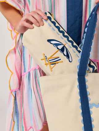 Poppy Tote Blue
