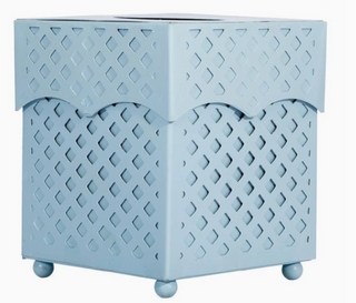 Slate Blue Lattice Tissue Holder