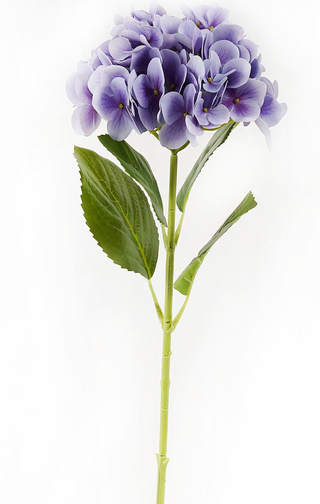 Real Touch Purple Hydrangea Stem
