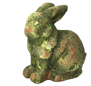 Mossy Terra Cotta Bunny