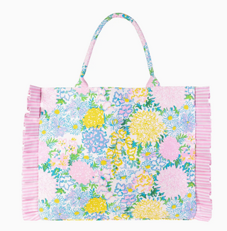 Lilly Garden Home Ruffle Tote