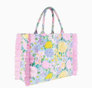 Lilly Garden Home Ruffle Tote