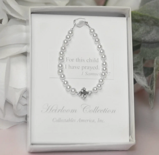 For This Child I Have Prayed Pearl Bracelet