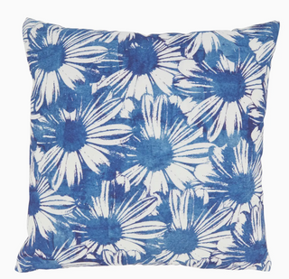 Fresh Floral Outdoor Poly Filled Throw Pillow