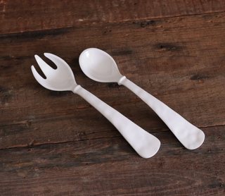 VIDA Havana Large Salad Servers White