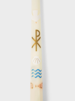 Living Water Baptism Candle