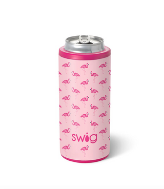 Flamingos Skinny Can Cooler 12oz