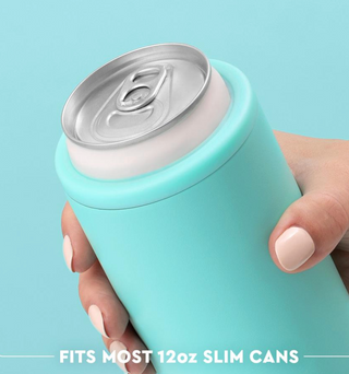 Flamingos Skinny Can Cooler 12oz
