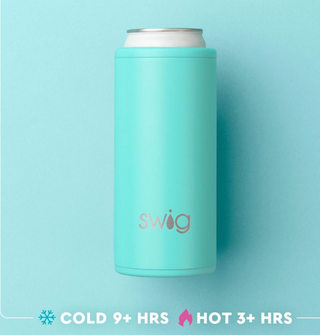 Beach Balls Skinny Can Cooler 12oz