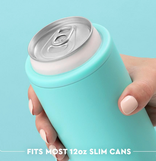 Beach Balls Skinny Can Cooler 12oz