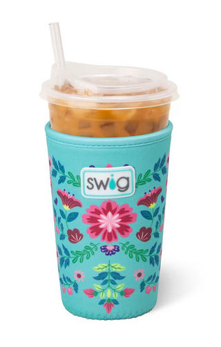 Flora Azul Iced Cup Coolie (Medium)