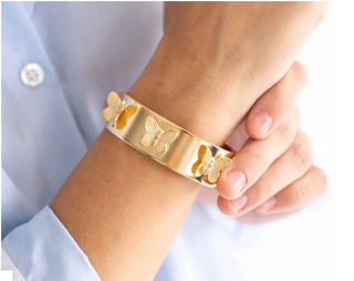 Hannah Butterfly Cuff Bracelet