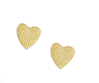 Mini Gold Heart Studs
