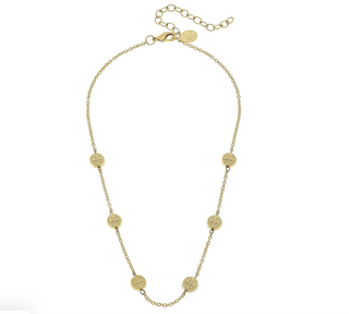 Dainty St. Benedict’s Coin Necklace
