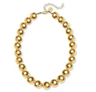 Margaret Gold Beaded Necklace