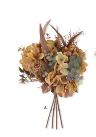 14 Inch Yellow Fau Dried Floral Bundle