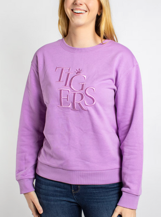 Tiger Embroidery Sweatshirt
