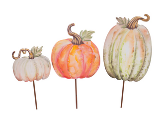 Water Color Pumpkins