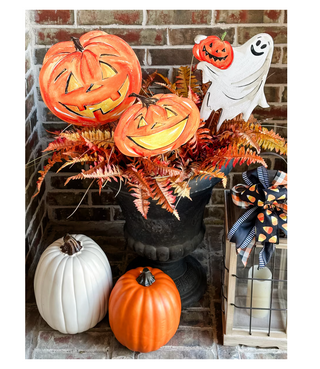 Orange Jack-O-Lantern