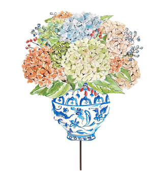 Autumn Hydrangea Vase