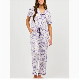 LSU Team Toile Charlotte Pants Pajama Set