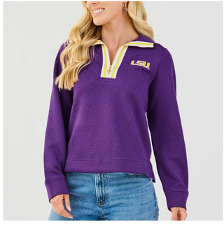 Lula Top | LSU Quarter Zip