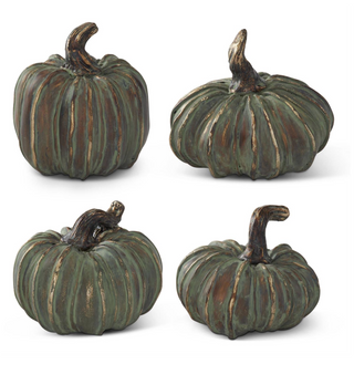 Resin Patina Copper Filler Pumpkins