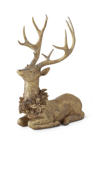 Gold Resin Deer