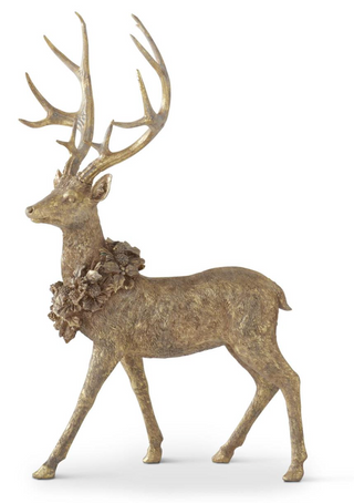 Gold Resin Deer