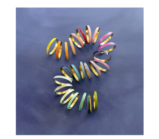 Glitterville Spangle Bangle Rainbow Bracelet
