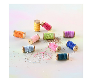Glitterville Velvet Ribbon w/Wood Spool