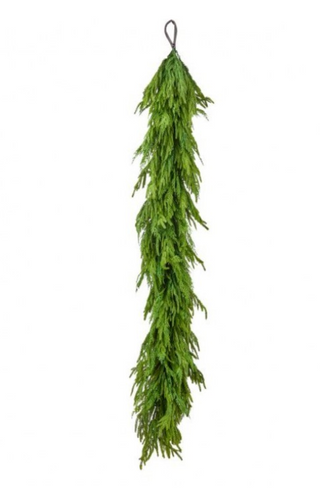 72" Real Touch Cedar & Norfolk Pine Garland 14"Diameter