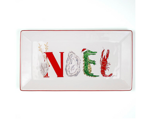 Cajun Noel Rectangle Platter