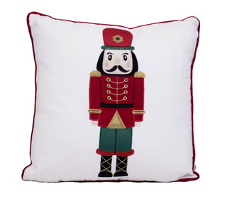 Nutcracker Pillow in Red