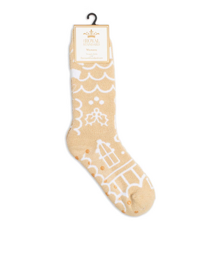 Women's Gingerbread House Snuggle Socks