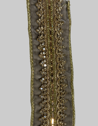 2.5"x 5yds velvet jewel ribbon