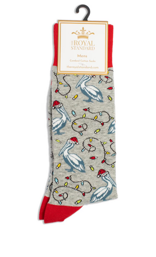 Men's Santa Pelican Socks