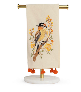 Autumn Sparrow Hand Towel