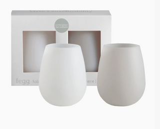 Fegg Silicone Unbreakable Wine Glasses - Set of 2