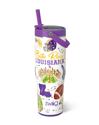 Tailgates In Baton Rouge Leakproof To-Go Tumbler 30oz