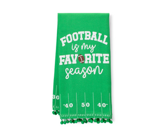 Football Is My Favorite Season Tea Towel