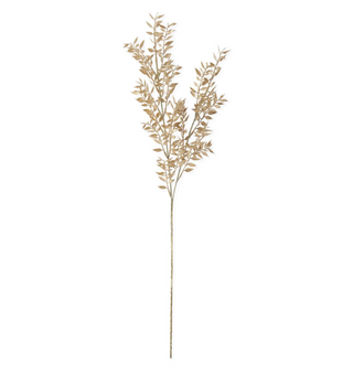 30 Inch Taupe Ruscus Leaf Spray