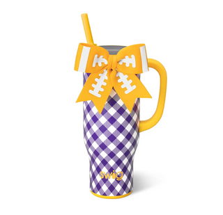 Gameday Gingham Purple + Yellow Mega Mug 30oz