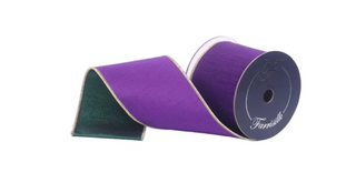 4" Neutral Ground Dupion Ribbon