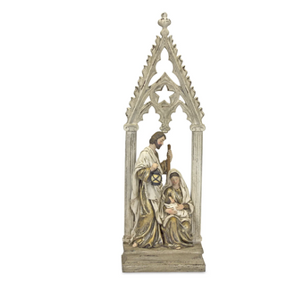 23" Resin Cathedral Holy Family