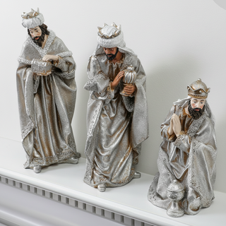 11-16" Resin Renaissance Three Kings