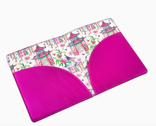 Hot Pink Mahjong Card Folio