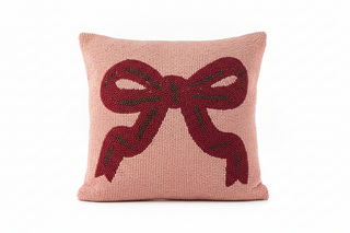 Beaded Bow Pillow