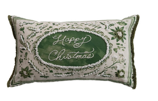Embroidery Lumbar Pillow
