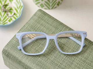 Side Bar Peepers Readers-Light Blue